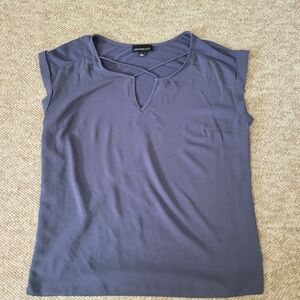 Cute Blue Top by Fortune+Ivy